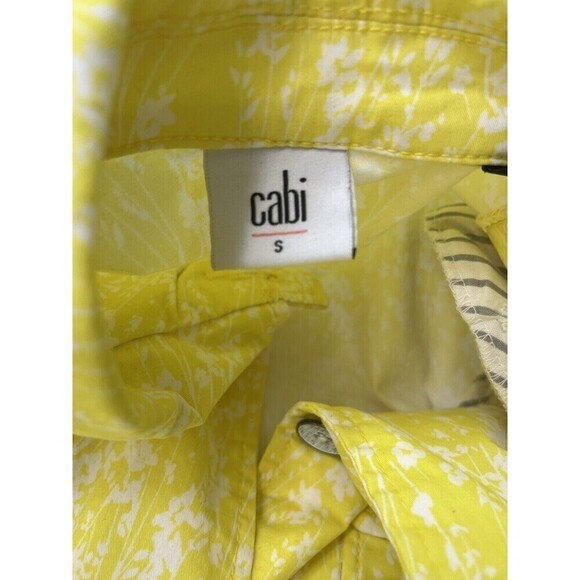 Cabi Vintage Womens Y2K Spring / Summer Floral Cotton Jacket Small Preppy - Picture 12 of 14
